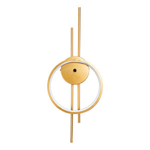 Barok Ledli Aplik Gold