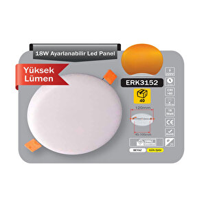 Led Panel 20w Ayarli-220v Günişiği 750lm