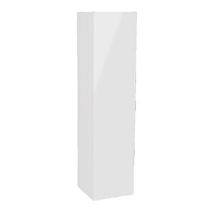 V1 Square Boy Dolabı 35 cm 1 Kapaklı Parlak Beyaz