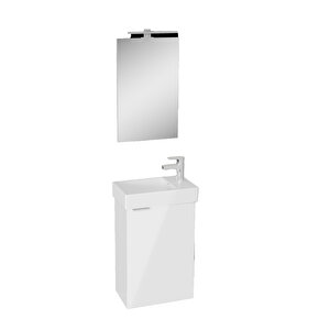 Nexa Square Beyaz Set 45 cm Banyo Dolabı