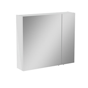 Nexa Square Parlak Beyaz Set 80cm Banyo Dolabı