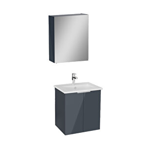Nexa Square Antrasit Set 60 cm Banyo Dolabı