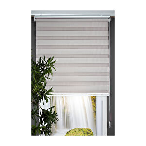 Kumaş Zebra Perde Açık Gri 120X200