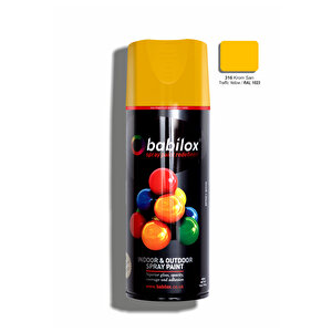 Babilox Akrilik Sprey Krom Sari Ral 1023