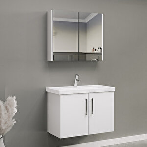 Hilal 80 Cm K Banyo Dolabi Tkm P.beyaz