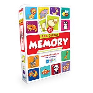 Memory - Hayvanlar 34 Parça