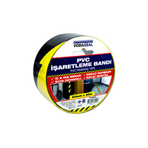 Pvc İşaretleme Bandi Sari/siyah