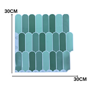 Yeşil Sutün Model Dokulu Epoksi Panel