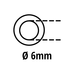 Kompresör Hava Hortumu 6mm, 10 m