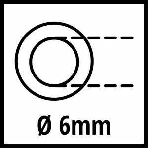 Kompresör Hava Hortumu 6mm, 15 m