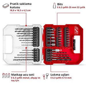 Delici ve Vidalama Uç Seti 40PRC