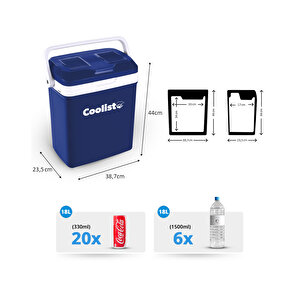 Coolist Clt18 12v/220v 18l Oto Buzdolabi