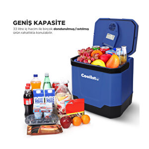 Coolist Clt33 12v/220v 33l Oto Buzdolabi