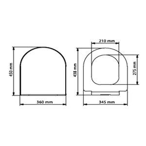 Duroplast D Model Klozet Kapağı