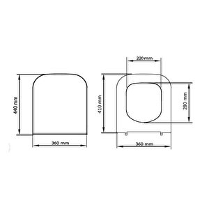 Duroplast Slim Klozet Kapağı