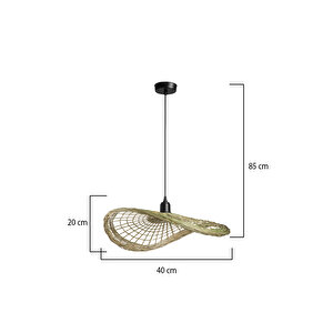 Talina Bambu Sarkıt 40 cm