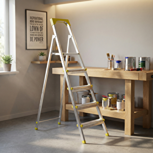 4+1 Galvaniz Merdiven