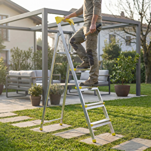 Proera 4+1 Galvaniz Merdiven