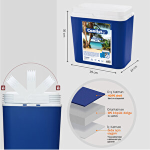 CLB30SET 30 Litre Buzluk+3 Adet 400 Gr Buz Kaseti
