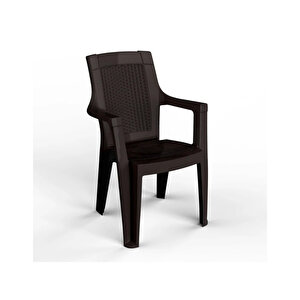 Garden Koltuk Queen Rattan Kahve