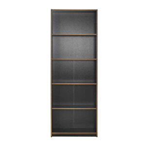 Modern 5 Raflı Kitaplık Antrasit