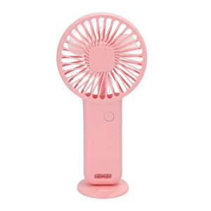 El Vantilatörü, Mini Fan,Telefon Tutucu-Pembe