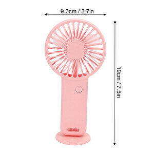 El Vantilatörü, Mini Fan,Telefon Tutucu-Pembe