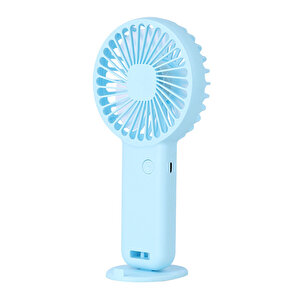 El Vantilatörü, Mini Fan,Telefon Tutucu-Mavi