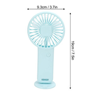 El Vantilatörü, Mini Fan,Telefon Tutucu-Mavi