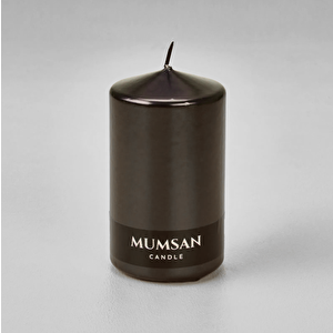 Konik Mum -metalik Siyah 7x10 Cm