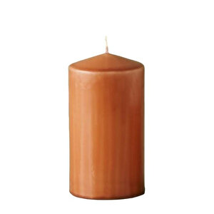 Konik Mum - Soft Turuncu 7x13 Cm