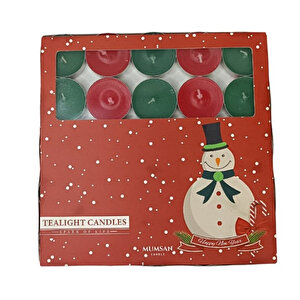 Yilbaşi - 50 Tealight Kirmizi - Yeşil