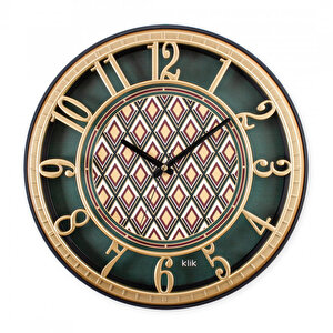 Klik Hisar 40 Cm Dekoratif Duvar Saati