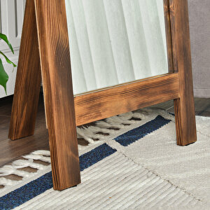 Ligna Ahşap Ayakli Boy Aynasi 140x40cm