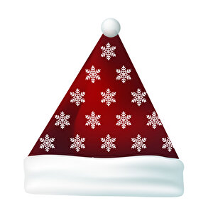 40X40 Cm Figürlü Yılbaşı Şapkası