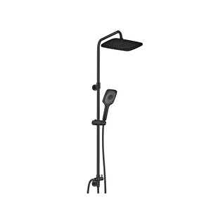 Ar Troya Duş Kolonu (mat Siyah) Pvc Spir