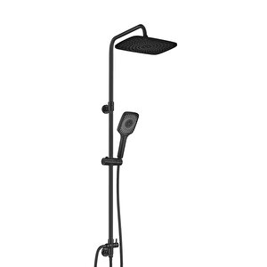 Ar Troya Duş Kolonu (mat Siyah) Pvc Spir