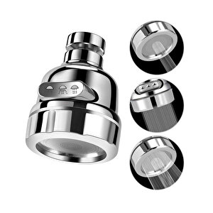 3f Krom Su Tasarruflu Musluk Başliği