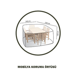 Mobilya Koruma Örtüsü 160x230x100 cm