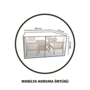 Mobilya Koruma Örtüsü 145x200x100 cm