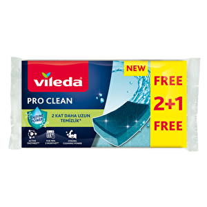 Pro Clean Klasik Sünger Düz 2+1
