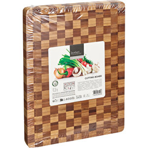 Bambu Damalı Kesme Tahtası 37x28 cm