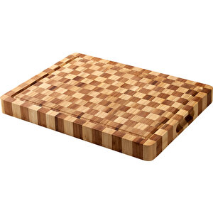 Bambu Damalı Kesme Tahtası 37x28 cm