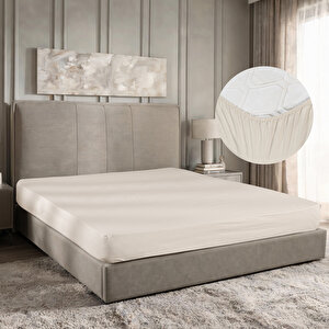 Fitted Çarşaf Bej 160x200