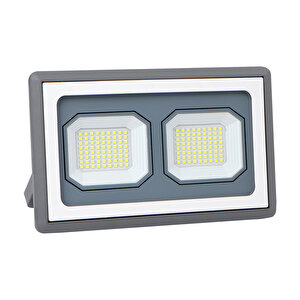 100W Led Projektör Beyaz Işık Gri