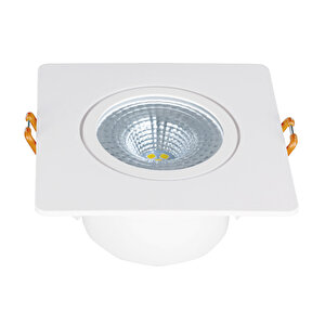 5W Sıva Altı Kare Led Spot Beyaz