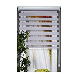 Zebra Stor Perde 100x200 Gri