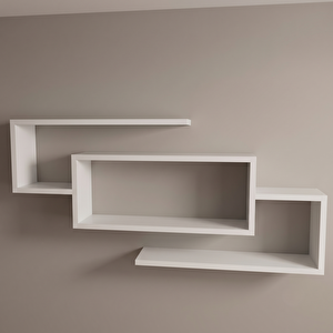 Loft Duvar Rafi Beyaz