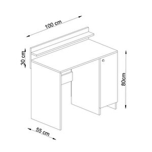 Perina 100 Cm Çalişma Masasi