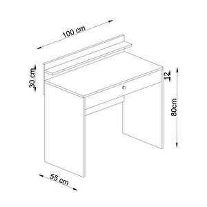 Perla 100 Cm Çalişma Masasi
